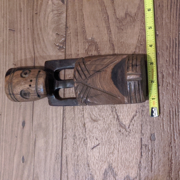 Beautiful  Tribal Hand Carved Ebony/Wooden Statue - Picture 9 of 13